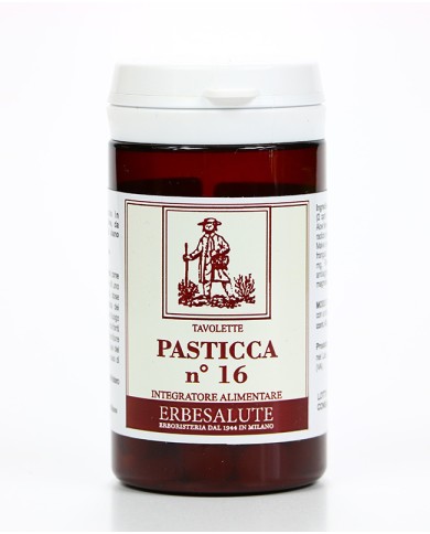 PASTICCA VEGETALE N. 16 - INTESTINO PIGRO 60 compresse PASTICCA VEGETALE N. 16 - INTESTINO PIGRO 60 compresse