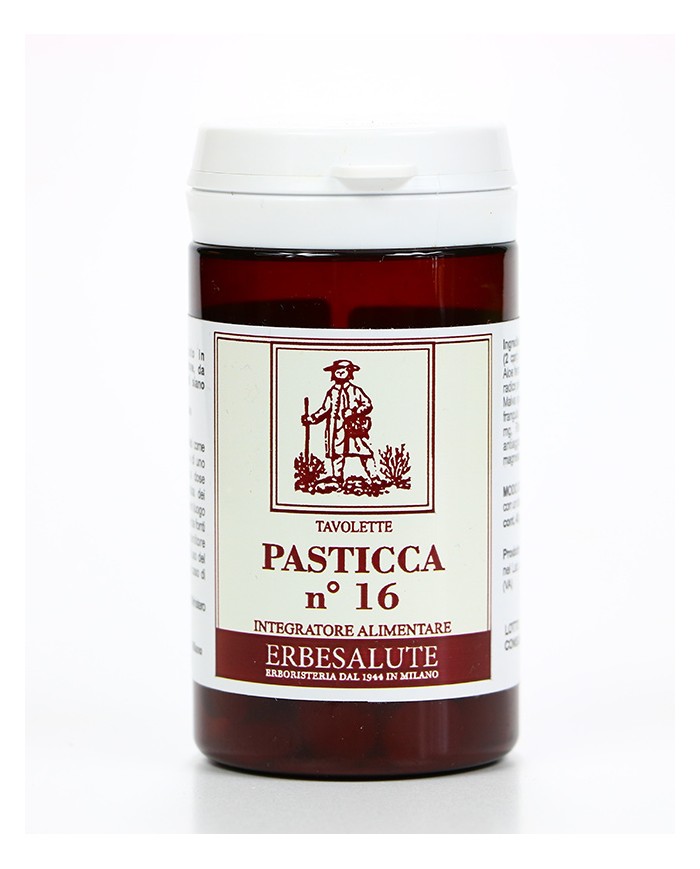 PASTICCA VEGETALE N. 16 - INTESTINO PIGRO 60 compresse