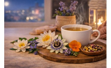 Tisana 5 fiori: proprietà, benefici e rituale serale per favorire il rilassamento e il benessere del sonno