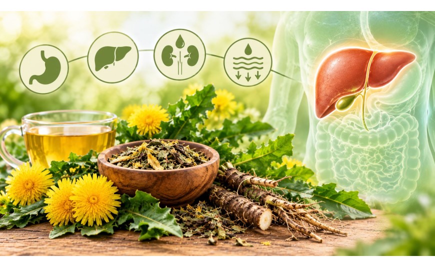Tarassaco: proprietà e benefici per digestione e fegato